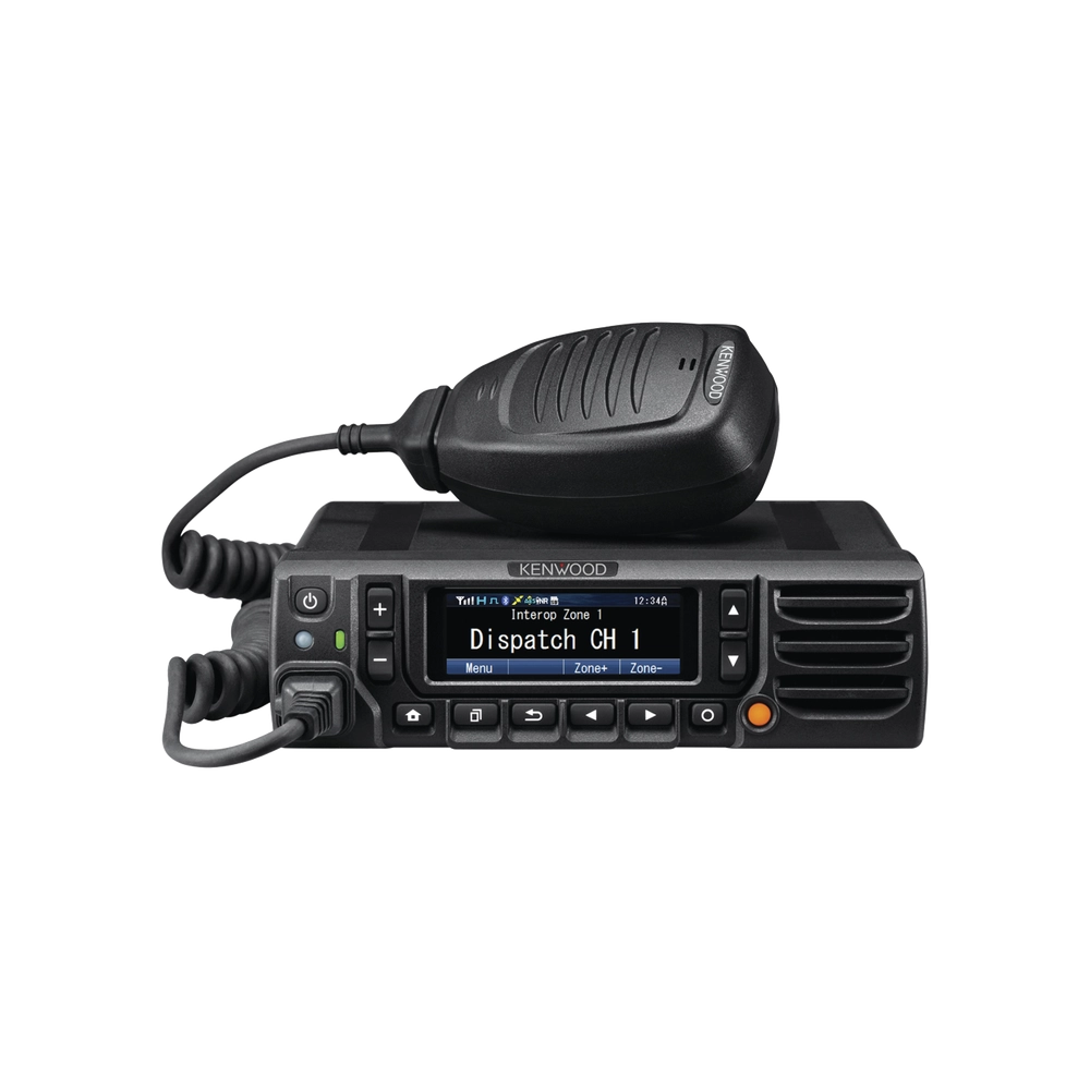 Radio móvil Kenwood para patrulla