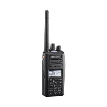 Radio portátil KENWOOD NX-3220-K3 VHF 136-174 MHz, 260 canales, NXDN-DMR-análogo, GPS, bluetooth, IP67, 2 pines. Incluye batería, antena, cargador y clip.