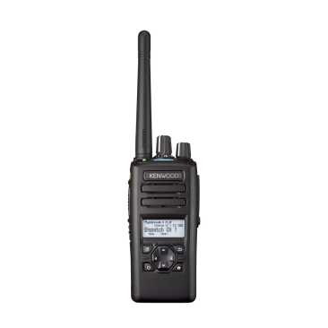 Radio portátil Kenwood NX-3320-K2, UHF 400-520 MHz, 260 Canales, NXDN-DMR-Análogo, GPS, Bluetooth, IP67, 2 Pines, Incluye Batería-Antena-Cargador-Clip.