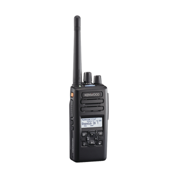 Radio portátil Kenwood NX-3320-K2, UHF 400-520 MHz, 260 Canales, NXDN-DMR-Análogo, GPS, Bluetooth, IP67, 2 Pines, Incluye Batería-Antena-Cargador-Clip.