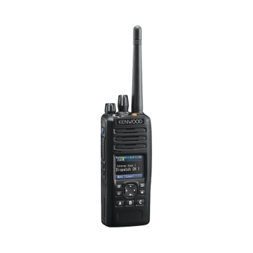 Radio Portátil Kenwood NX-5300-K2, UHF 450-520 MHz, 5 W, Display a color, Bluetooth, GPS, 1024 Canales,Incluye Batería, Antena, cargador y clip.