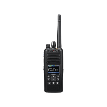 Radio Portátil Kenwood NX-5300-K2, UHF 450-520 MHz, 5 W, Display a color, Bluetooth, GPS, 1024 Canales,Incluye Batería, Antena, cargador y clip.