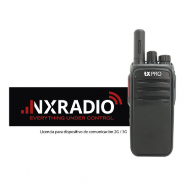 PLATAFORMA DE RADIOCOMUNICACIÓN TXPRO NXRADIOTERMINAL, Profesional para Terminales TE390/TXR58A/TXR50A (Licenciamiento anual).